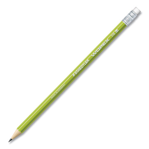 Picture of Wopex Extruded Pencil, HB (#2), Black Lead, Green Barrel, 10/Pack