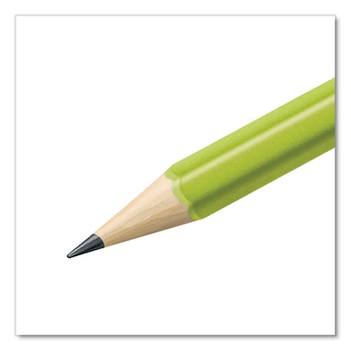 Picture of Wopex Extruded Pencil, HB (#2), Black Lead, Green Barrel, 10/Pack