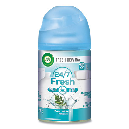 Picture of Freshmatic Life Scents Starter Kit, 5.89 oz Fresh Waters Refill/AA Battery, 4 Kits/Carton