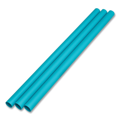 Picture of Marine Biodegradable Straws, 7.75", Ocean Blue, 6,000/Carton