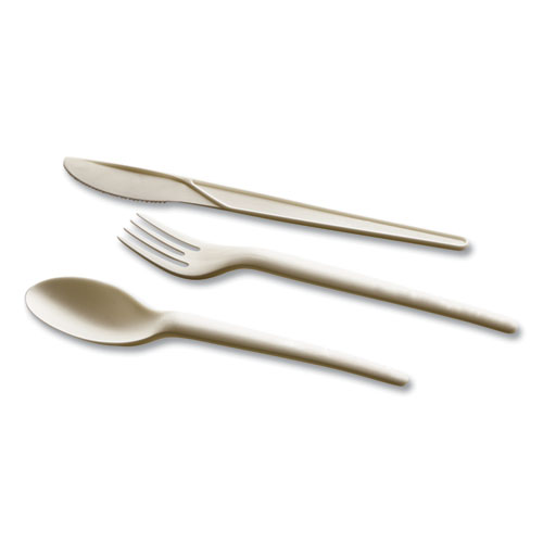 Picture of EcoSense Renewable Plant Starch Cutlery, Fork, 7", 50/Pack