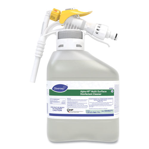 Picture of Alpha-HP Concentrated Multi-Surface Cleaner, Citrus Scent, 5,000 mL RTD Spray Bottle