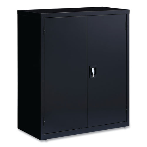 Picture of Economy Assembled Storage Cabinets, 3 Shelves, 36" x 18" x 42", Black