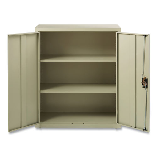 Picture of Economy Assembled Storage Cabinets, 3 Shelves, 36" x 18" x 42", Putty