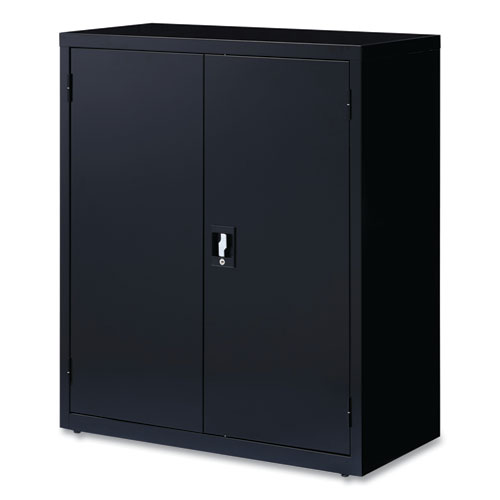 Picture of Economy Assembled Storage Cabinets, 3 Shelves, 36" x 18" x 42", Black