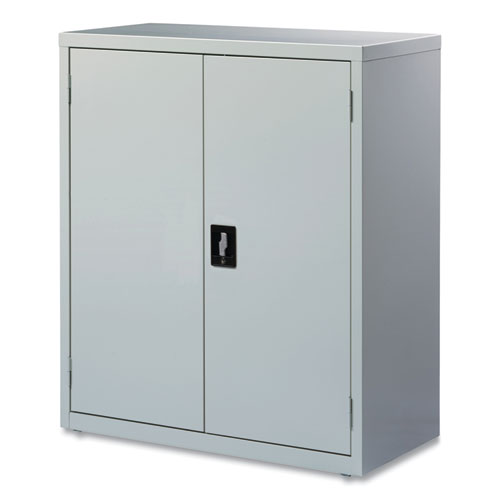 Picture of Economy Assembled Storage Cabinets, 3 Shelves, 36" x 18" x 42", Light Gray