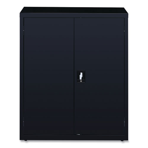 Picture of Fully Assembled Storage Cabinets, 3 Shelves, 36" x 18" x 42", Black