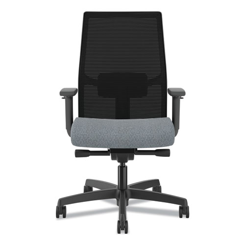 Picture of Ignition 2.0 4-Way Stretch Mid-Back Mesh Task Chair, Gray Adjustable Lumbar Support, Basalt/Black