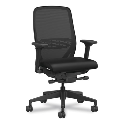 Picture of Nucleus Series Recharge Task Chair, Supports Up to 300 lb, 16.63 to 21.13 Seat Height, Black