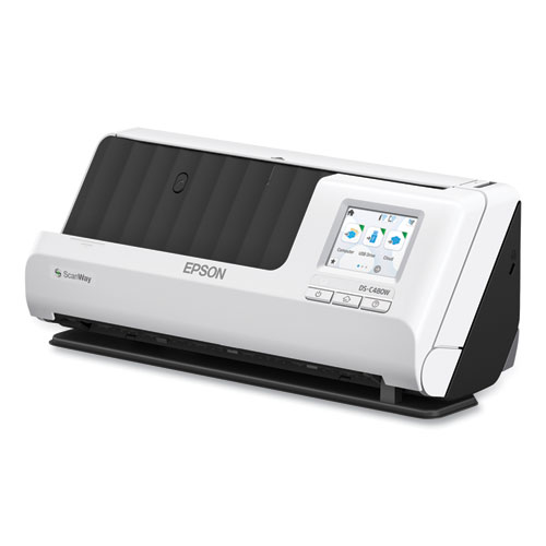 Picture of DS-C480W Wireless Color Compact Desktop Document Scanner, 660 dpi Optical Resolution, 20-Sheet Auto Document Feeder