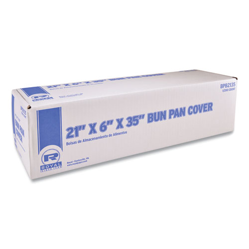 Picture of Bun Pan Bag for Full-Size Pans, 21" x 6" x 35", Clear, 200/Carton