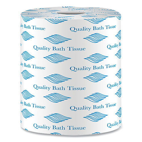 Picture of Bath Tissue, Septic Safe, 2-Ply, White, 500 Sheets/Roll, 96 Rolls/Carton