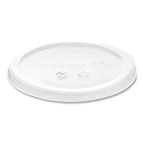 Picture of Round Deli Pot Lids, for 8 oz to 32 oz Deli Containers, Plastic, 500/Carton