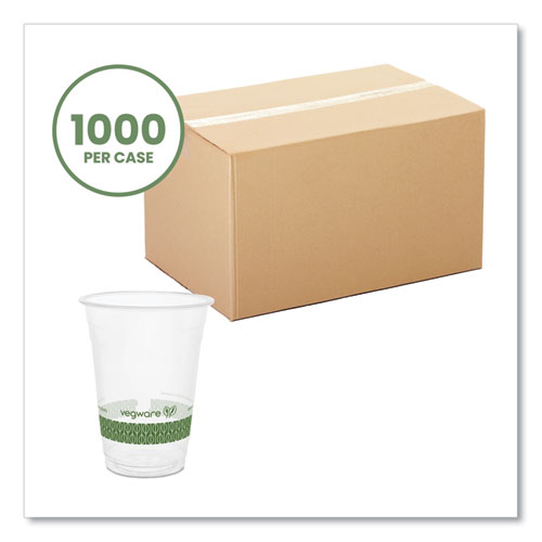 Picture of 96-Series Cold Cup, Compostable, 16 oz, Clear/Green, 1,000/Carton