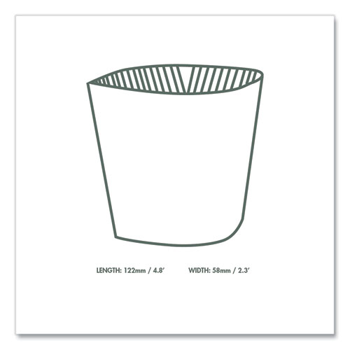 Picture of Kraft Hot Cup Sleeves, Compostable, Fits Vegware 89-Series Hot Cups, Kraft, 1,000/Carton