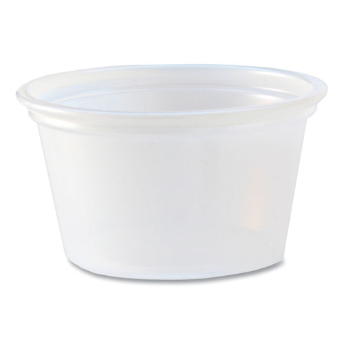 Picture of Portion Cups, 0.75 oz, Translucent, 125/Sleeve, 20 Sleeve/Carton