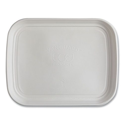 Picture of Regalia Renewable Sugarcane Tray, 13 x 17 x 1.3, White, 100/Carton