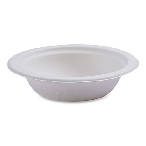 Picture of Renewable Molded Fiber Bowls, 12 oz, Natural White, 50/Pack