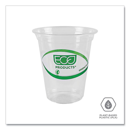 Picture of GreenStripe Renewable and Compostable Cold Cups Convenience Pack, Clear, 16 oz, 50/Pack