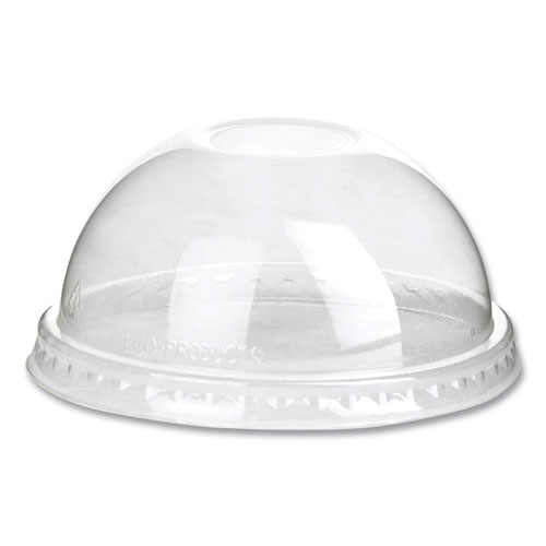 Picture of GreenStripe Renew and Comp Cold Cup Dome Lids, Fits 9 oz to 24 oz Cups, Clear, 100/Pack, 10 Packs/Carton