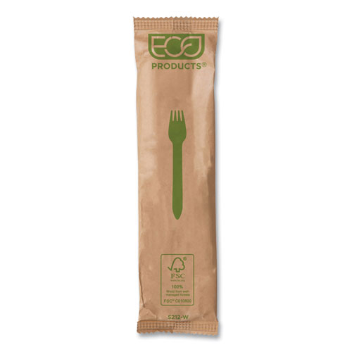 Picture of Wood Cutlery, Fork, Natural, 500/Carton