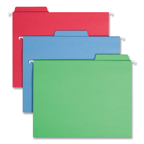 FasTab+Hanging+Folders%2C+Letter+Size%2C+1%2F3-Cut+Tabs%2C+Assorted+Colors%2C+18%2FBox