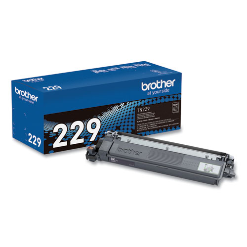 Picture of TN229BK Toner, 1,500 Page-Yield, Black