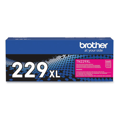 TN229XLM+High-Yield+Toner%2C+2%2C300+Page-Yield%2C+Magenta