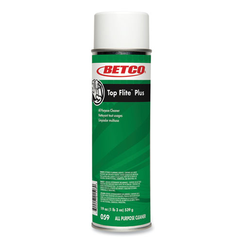 Picture of Top Flite Plus All-Purpose Cleaner, 19 oz Aerosol Can, 12/Carton