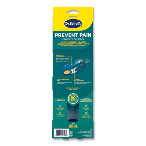 Picture of Prevent Pain Protective Insoles for Men, Men's Size 8 to 14, Blue