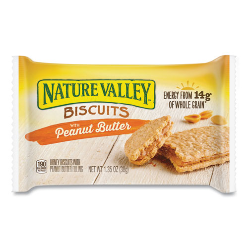 Picture of Biscuits, Peanut Butter, 1.35 oz Packet, 16/Box