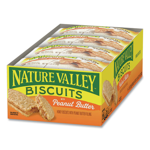 Picture of Biscuits, Peanut Butter, 1.35 oz Packet, 16/Box