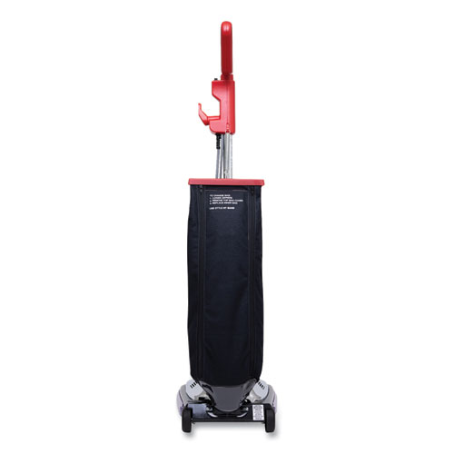 Picture of TRADITION QuietClean Upright Vacuum SC889A, 12" Cleaning Path, Gray/Red/Black