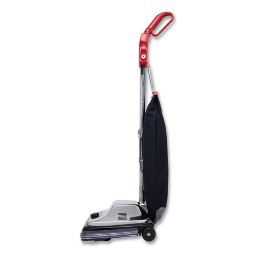 Picture of TRADITION QuietClean Upright Vacuum SC889A, 12" Cleaning Path, Gray/Red/Black