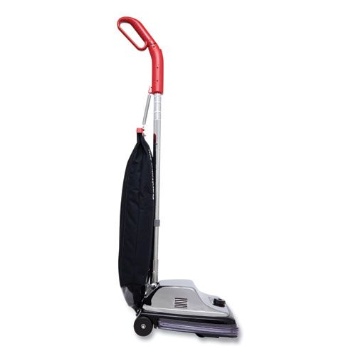 Picture of TRADITION QuietClean Upright Vacuum SC889A, 12" Cleaning Path, Gray/Red/Black