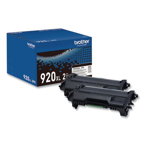 Picture of TN920XL2PK High-Yield Toner, 12,000 Page-Yield, Black, 2/Pack