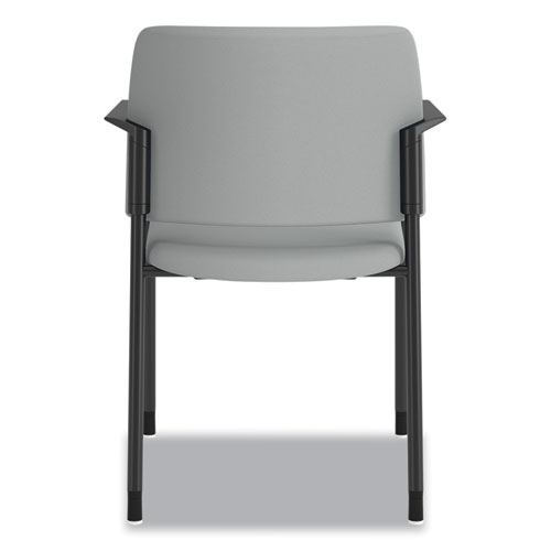 Picture of Accommodate Series Guest Chair with Arms, Vinyl Upholstery, 23.5" x 22.25" x 32", Flint Seat/Back, Charblack Legs, 2/Carton