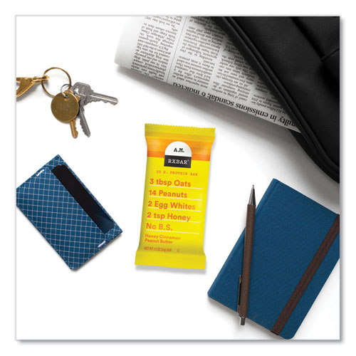 Picture of Adult Bars, Honey Cinnamon Peanut Butter, 1.9 oz Bar, 5 Bars/Packs, 2 Packs/Carton