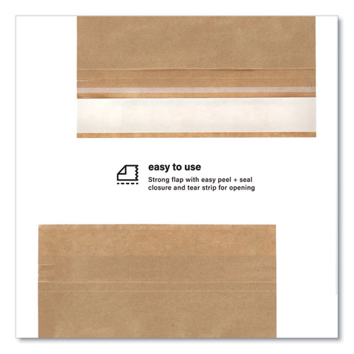 Picture of Expandable Mailer, Self-Adhesive Closure, 13.5 x 15.37 x 2.5, Kraft, 250/Carton