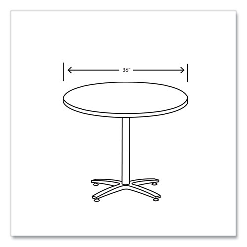 Picture of Between Round Table Top, 36" Diameter, Silver Mesh