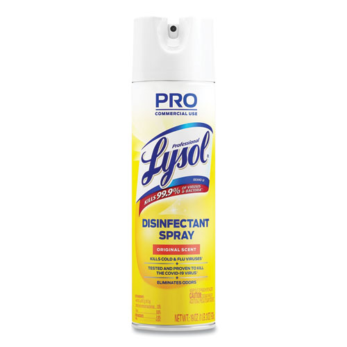 Picture of Disinfectant Spray, Original Scent, 19 oz Aerosol Spray, 12/Carton