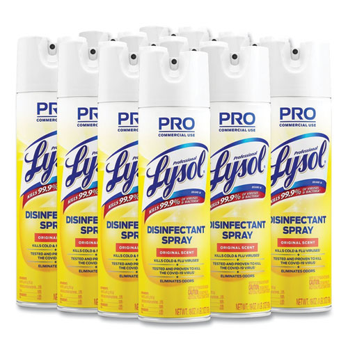 Disinfectant+Spray%2C+Original+Scent%2C+19+Oz+Aerosol+Spray%2C+12%2Fcarton