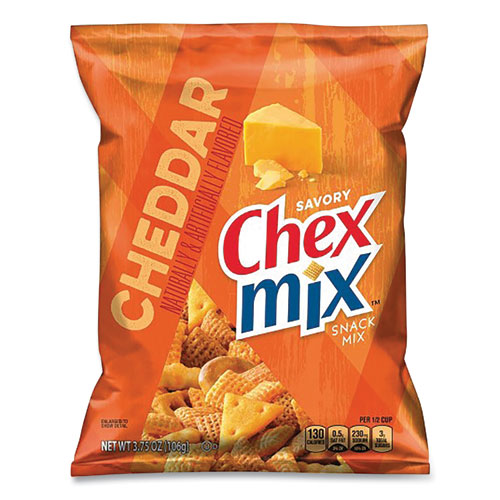 Picture of Snacks, Cheddar, 3.75 oz Bag, 8/Carton