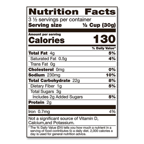 Picture of Snacks, Cheddar, 3.75 oz Bag, 8/Carton