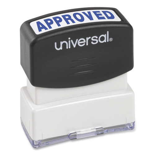 Picture of Message Stamp, APPROVED, Pre-Inked One-Color, Blue