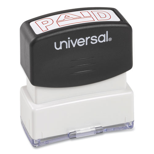 Picture of Message Stamp, PAID, Pre-Inked One-Color, Red