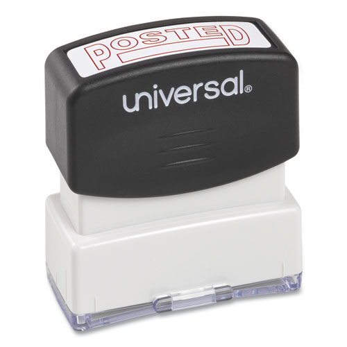 Picture of Message Stamp, POSTED, Pre-Inked One-Color, Red