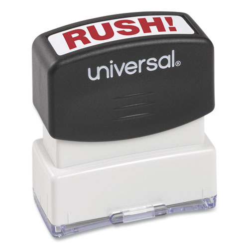 Picture of Message Stamp, RUSH, Pre-Inked One-Color, Red