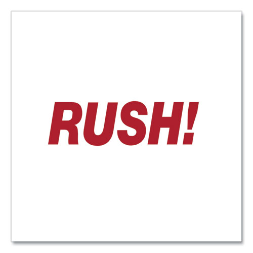 Picture of Message Stamp, RUSH, Pre-Inked One-Color, Red