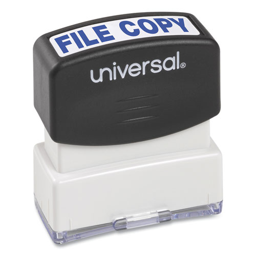 Picture of Message Stamp, FILE COPY, Pre-Inked One-Color, Blue